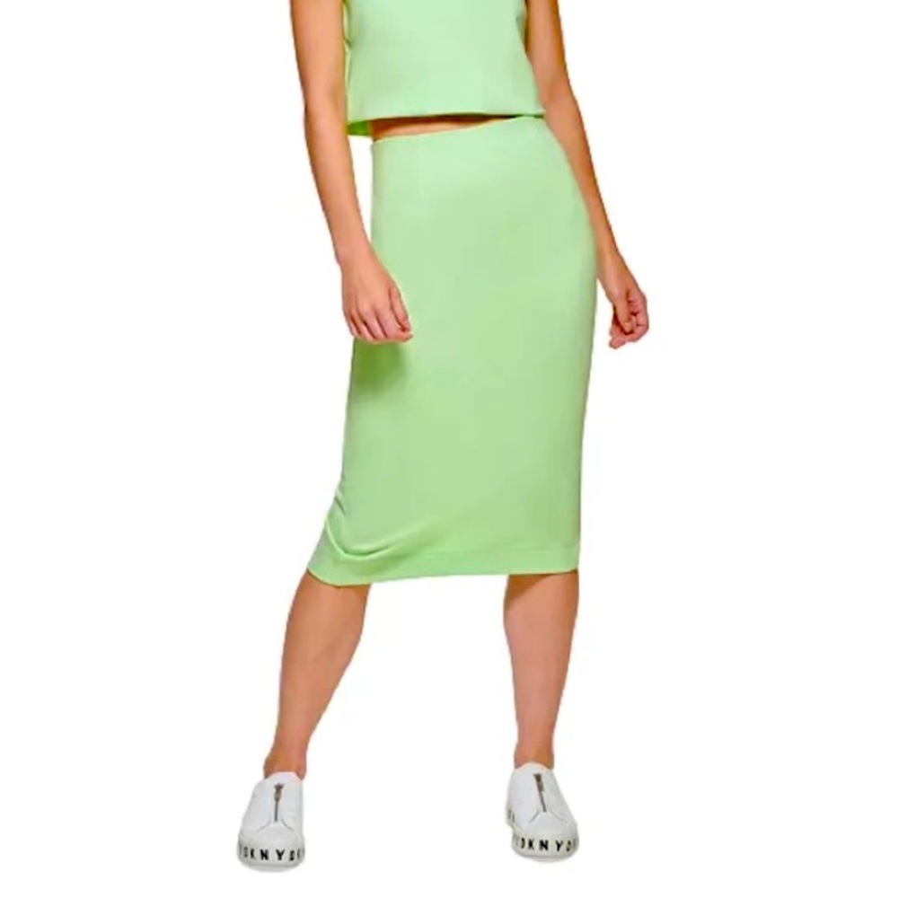💕DKNY 💕high waist  pull on skirt  Ponte Skirt XL   NWT New